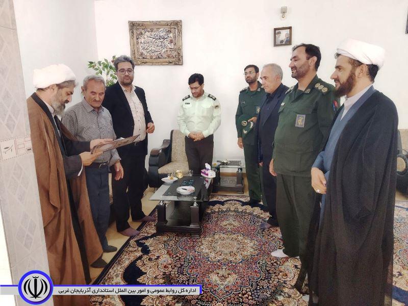 دیدار و دلجویی با خانواده های معظم شهدا شهرستان شوط(بخش مرکزی)