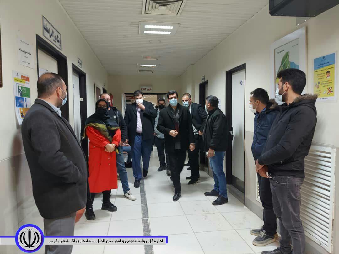 بازدید سرزده و شبانه بابازاده سرپرست فرمانداری شوط از بیمارستان شهدای شوط