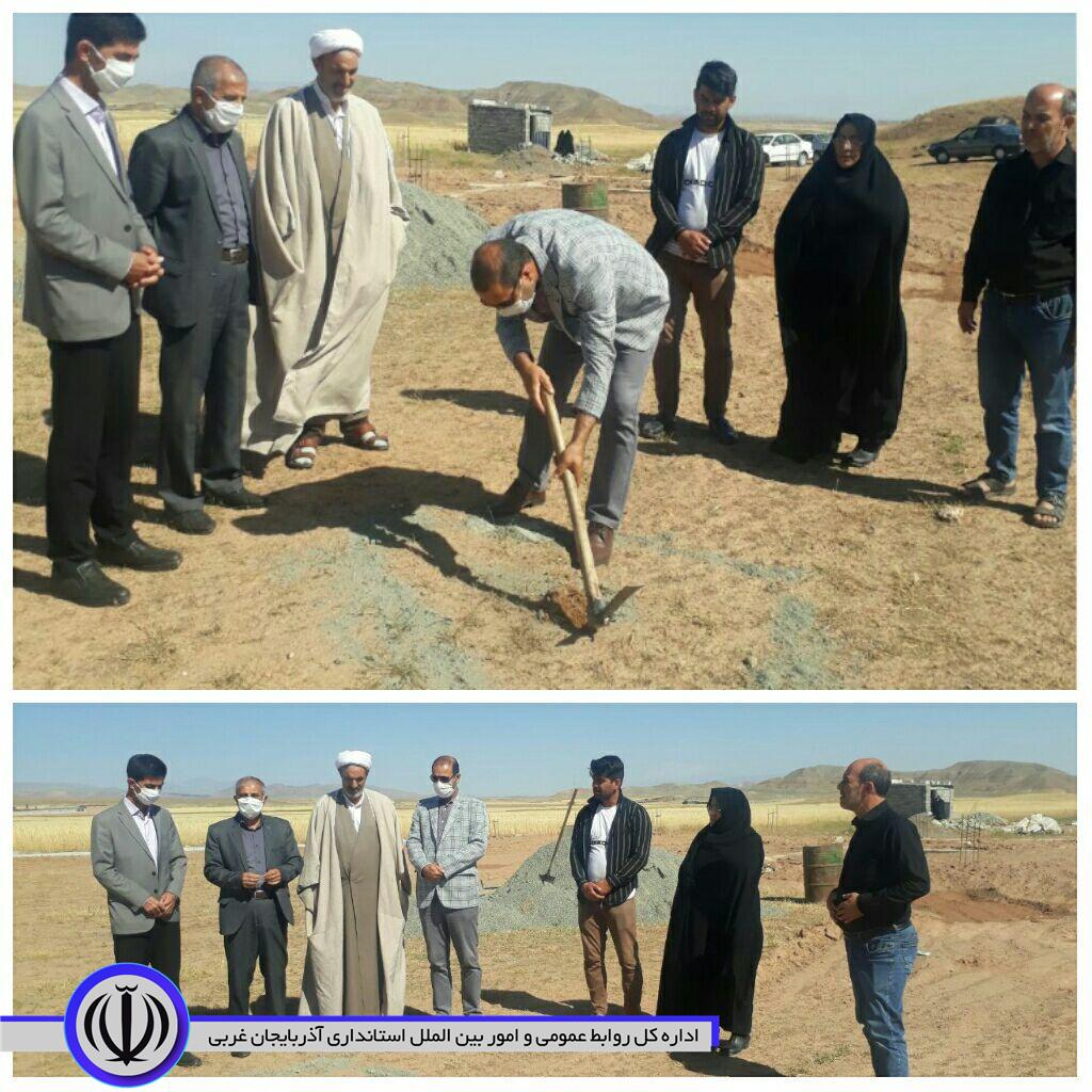 کلنگ زنی احداث طرح گوساله پرواری ۱۰۰ راسی در روستای قره آغاج شهرستان شوط