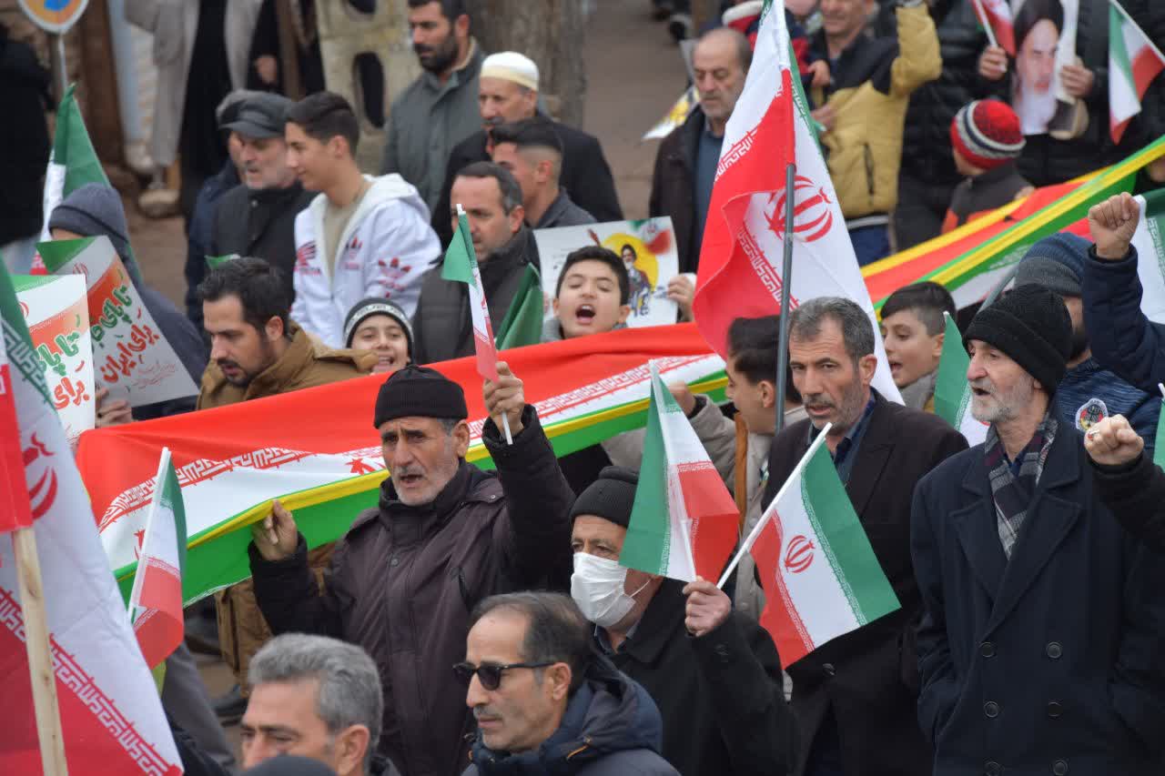 راهپیمایی 22 بهمن شهرستان شوط
