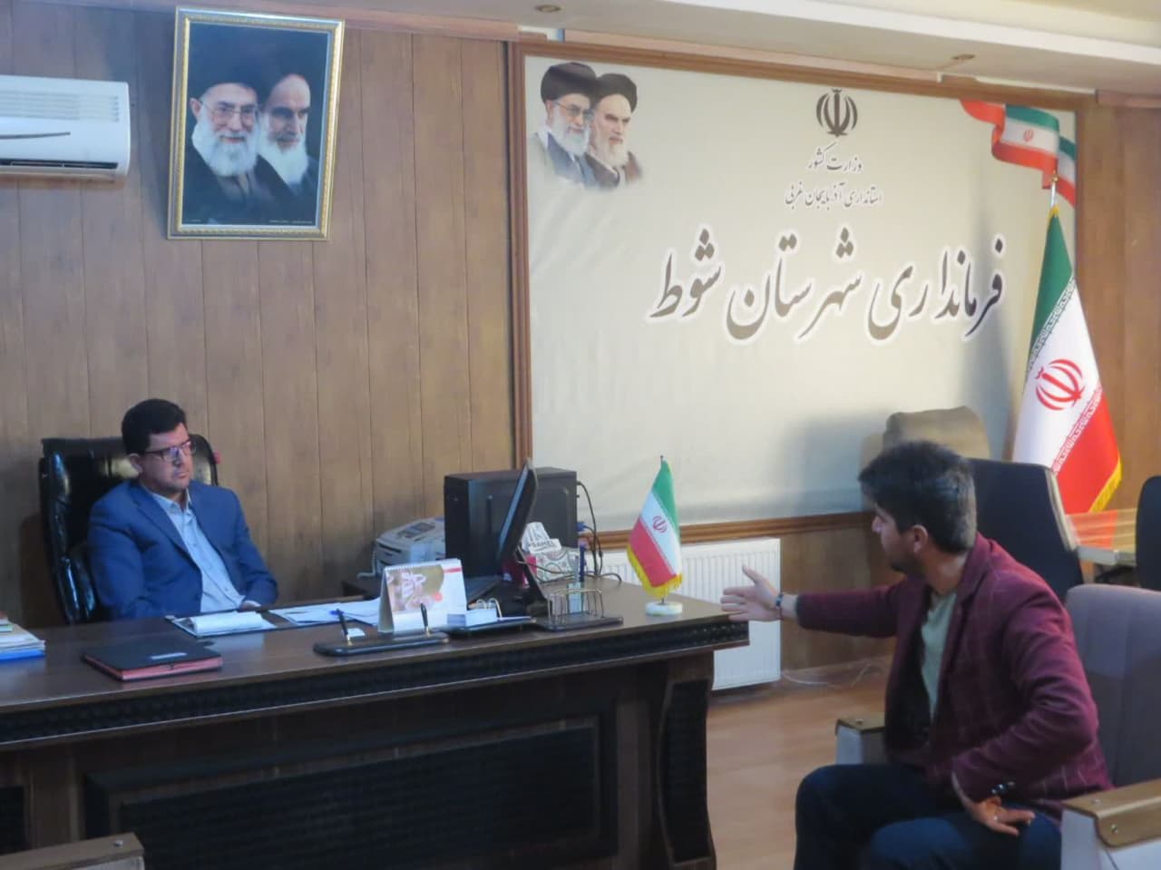 برگزاری ملاقات مردمی فرماندار شهرستان شوط