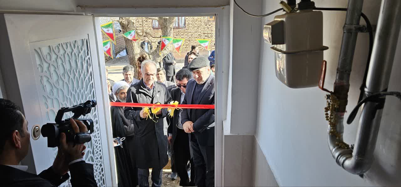 افتتاح همزمان دو طرح عمرانی روستایی در شوط