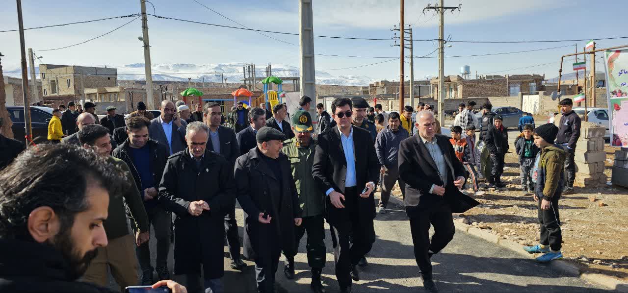 افتتاح طرح های عمرانی روستای کش آرخی