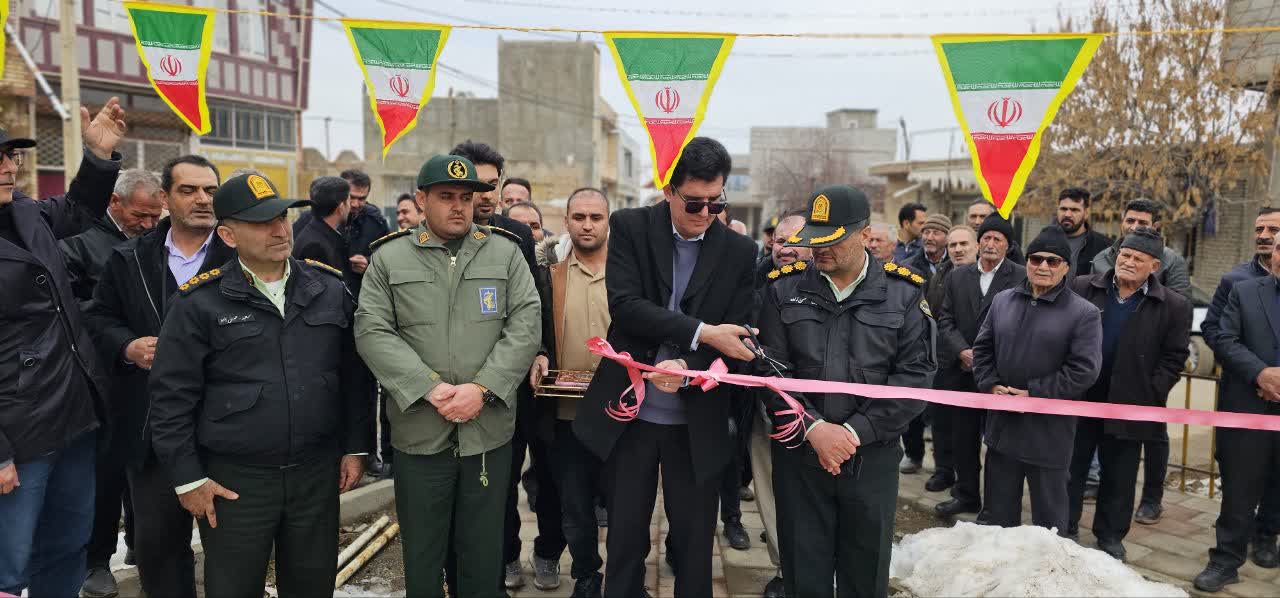 افتتاح پروژه های دهستان قره قویون جنوبی بخش قره قویون