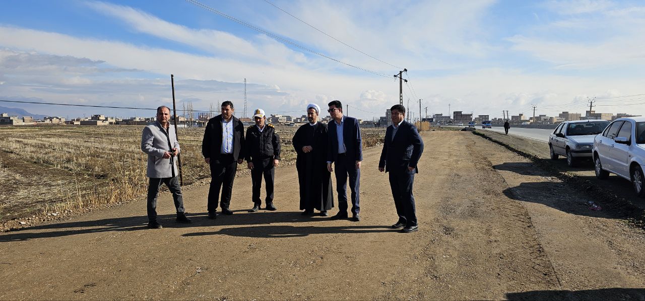 تعریض و تسطیح ورودی شهر یولاگلدی آغاز شد