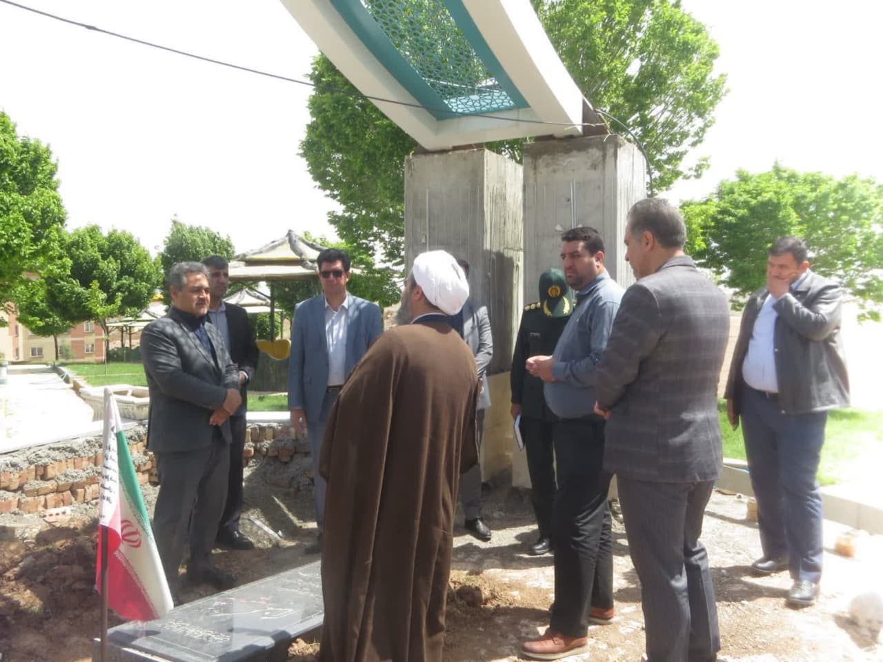 سرعت بخشیدن برای اتمام اجرای پروژه المان شهید گمنام