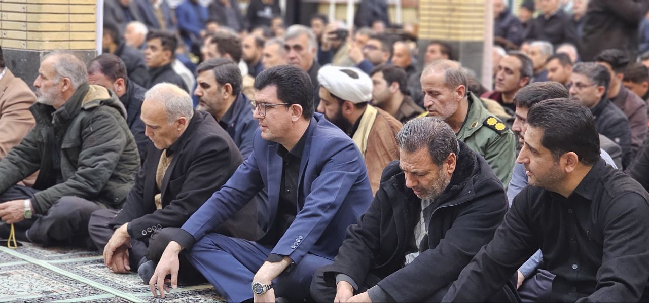 مراسم عزاداری مردم غیور شهرستان شوط  به مناسبت شهادت مظلومانه رهبر عزیزمان