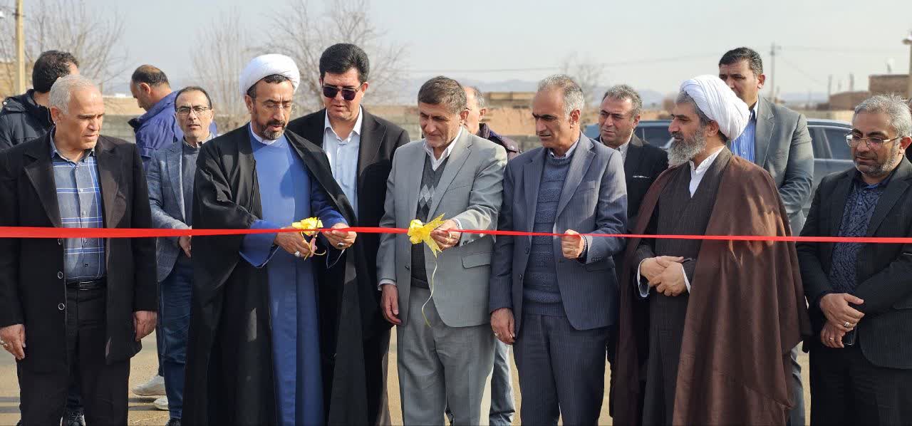 افتتاح طرح هادی روستای بیانچولی عجم در شهرستان شوط