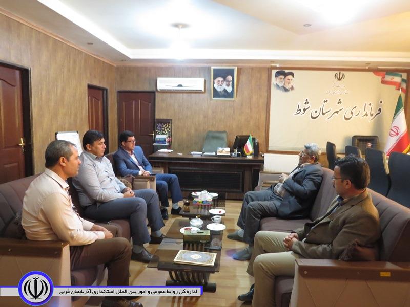 دیدار چهره به چهره فرماندارشهرستان شوط