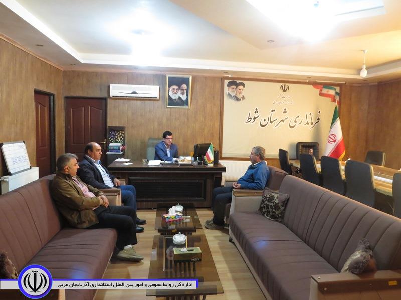 دیدار چهره به چهره فرماندارشهرستان شوط
