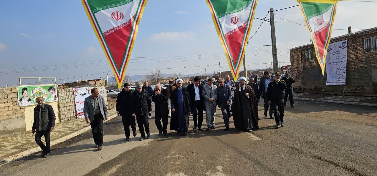 افتتاح طرح هادی روستای بیانچولی عجم در شهرستان شوط