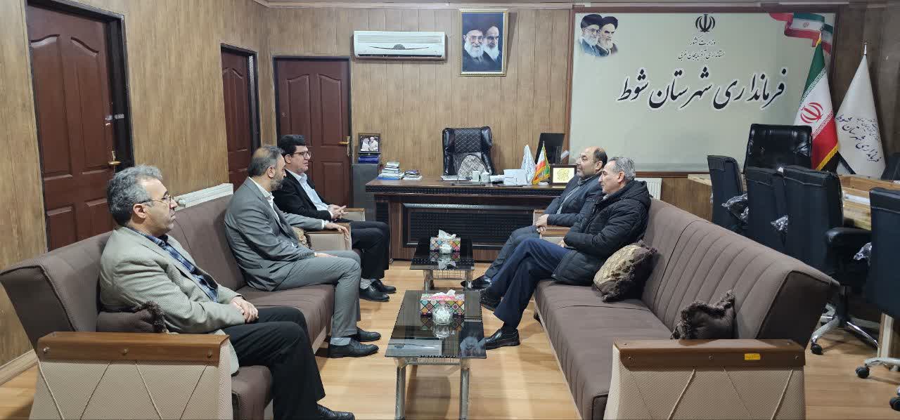 دیدار مدیرکل دامپزشکی استان آذربایجان غربی با فرماندار شهرستان شوط