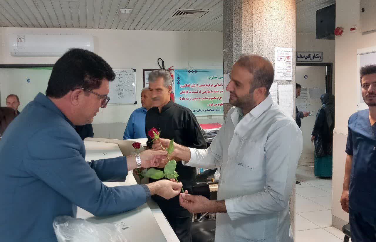 تجلیل از پرستاران بیمارستان شهدا شهرستان شوط به مناسبت روز پرستار