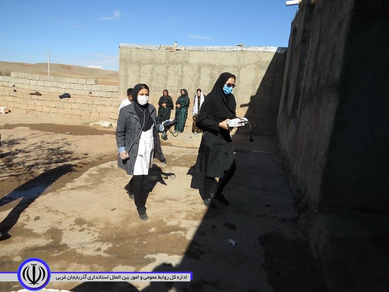 برگزاری مانور زلزله فرضی در روستای عزت آباد از توابع بخش مرکزی شوط