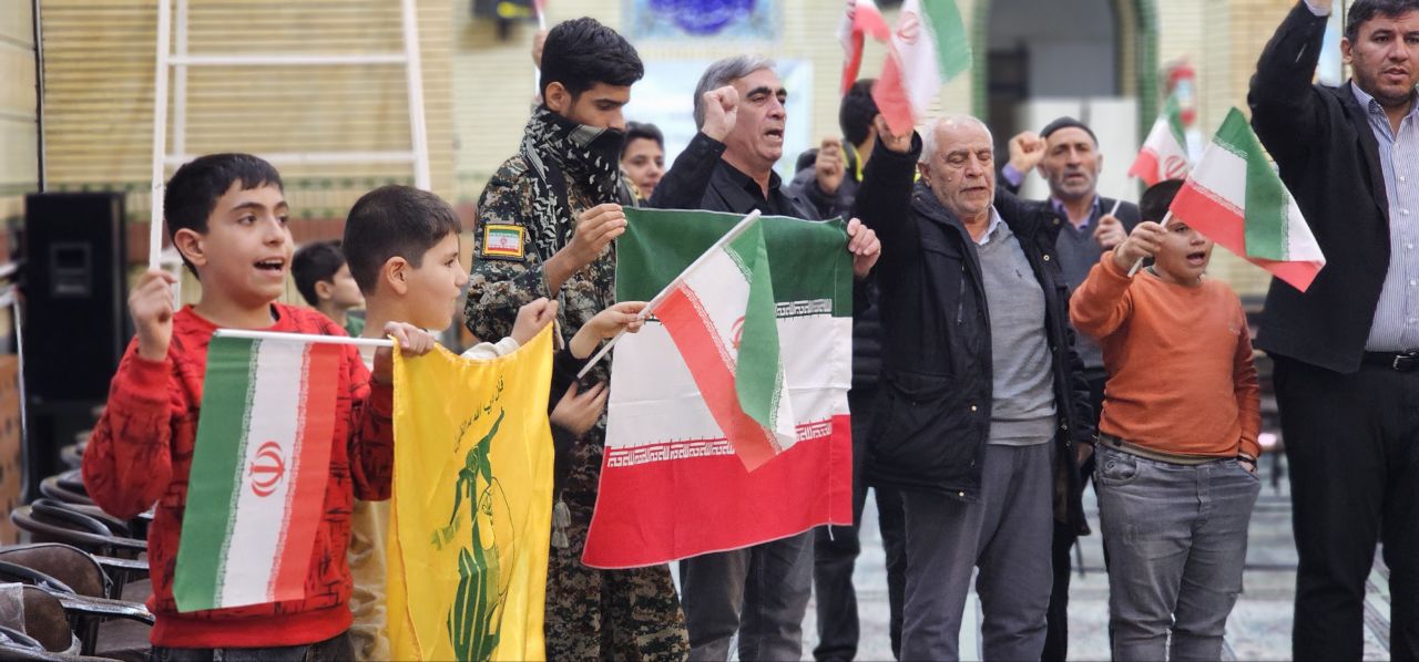 تصاویر محکومیت تجاوز رژیم جعلی و آمریکای خونخوار به میهن اسلامی