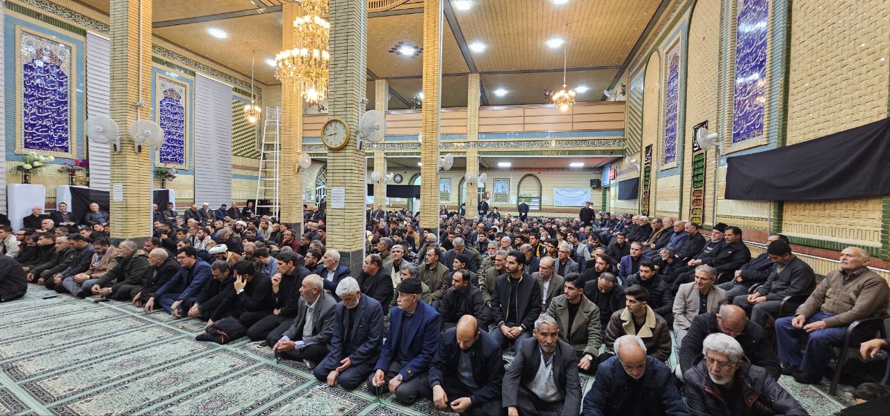 مراسم عزاداری مردم غیور شهرستان شوط  به مناسبت شهادت مظلومانه رهبر عزیزمان