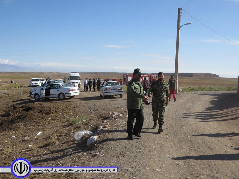 برگزاری مانور زلزله فرضی در روستای عزت آباد از توابع بخش مرکزی شوط