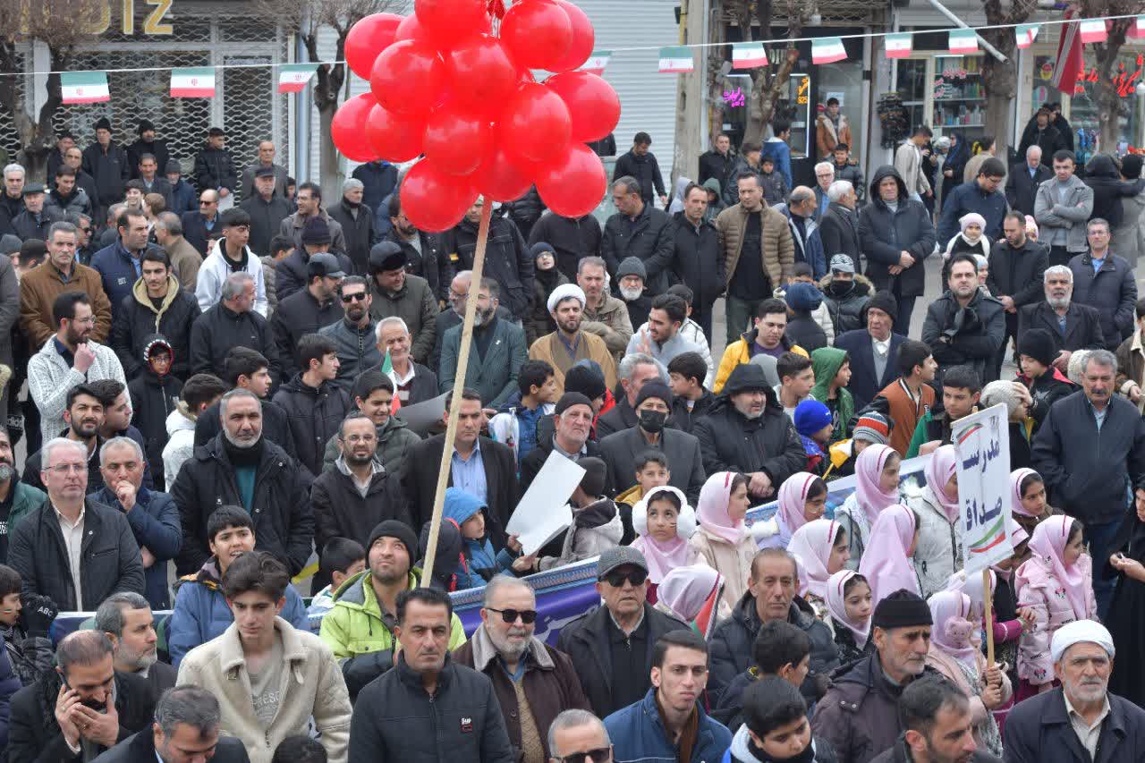 راهپیمایی 22 بهمن شهرستان شوط