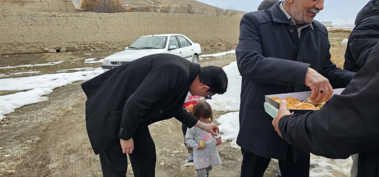 فتتاح پل سنگی  ورودی روستای دانا بلاغ