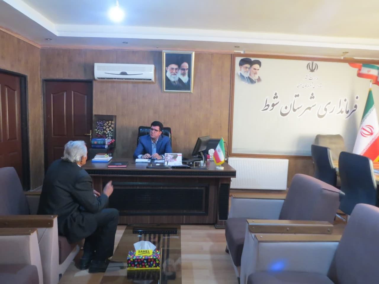 برگزاری ملاقات مردمی فرماندار شهرستان شوط