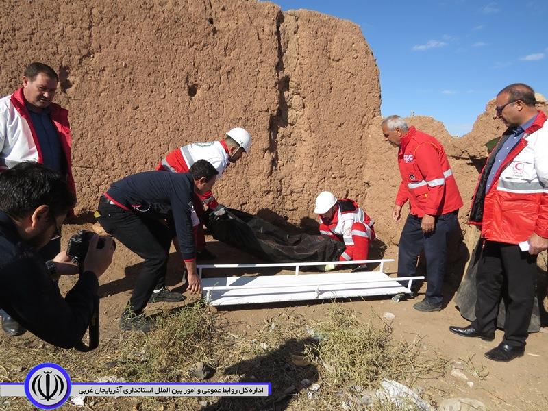 برگزاری مانور زلزله فرضی در روستای عزت آباد از توابع بخش مرکزی شوط