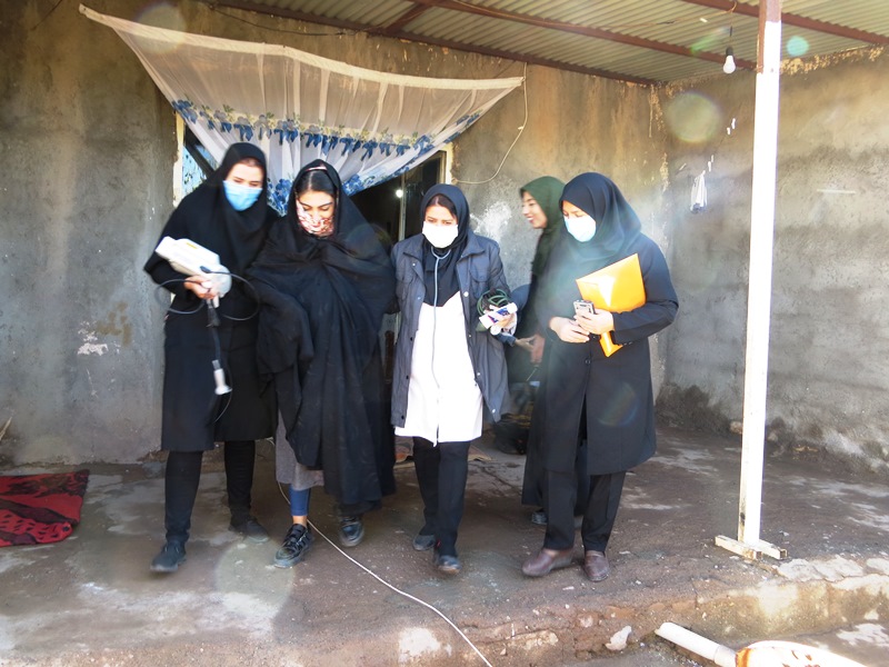 برگزاری مانور زلزله فرضی در روستای عزت آباد از توابع بخش مرکزی شوط