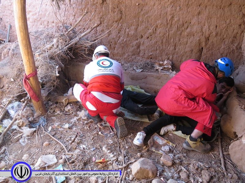 برگزاری مانور زلزله فرضی در روستای عزت آباد از توابع بخش مرکزی شوط
