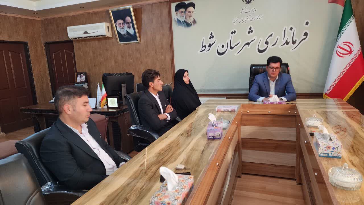 عضو جدید شورای شهر شوط معارفه شد