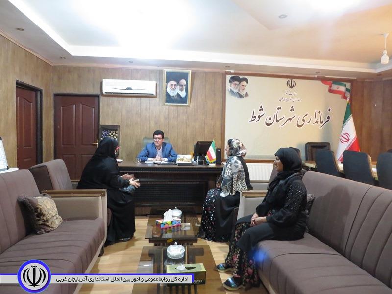 دیدار چهره به چهره فرماندارشهرستان شوط