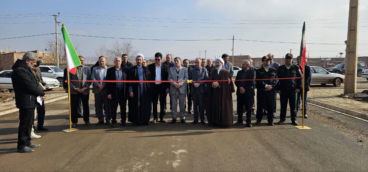 افتتاح طرح هادی روستای بیانچولی عجم در شهرستان شوط