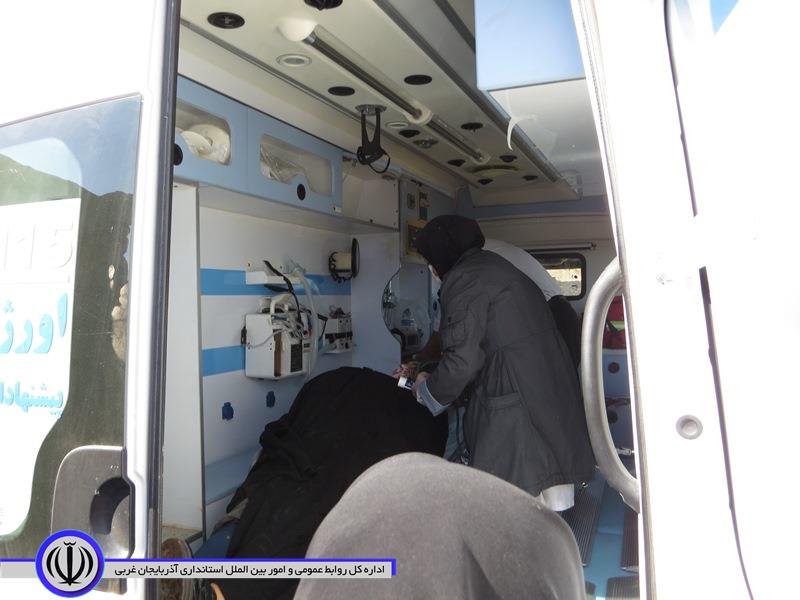 برگزاری مانور زلزله فرضی در روستای عزت آباد از توابع بخش مرکزی شوط