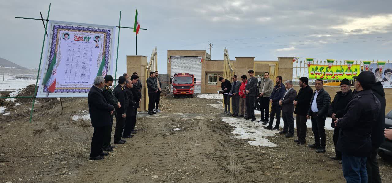 افتتاح پروژه های دهستان چشمه سرا بخش قره قویون
