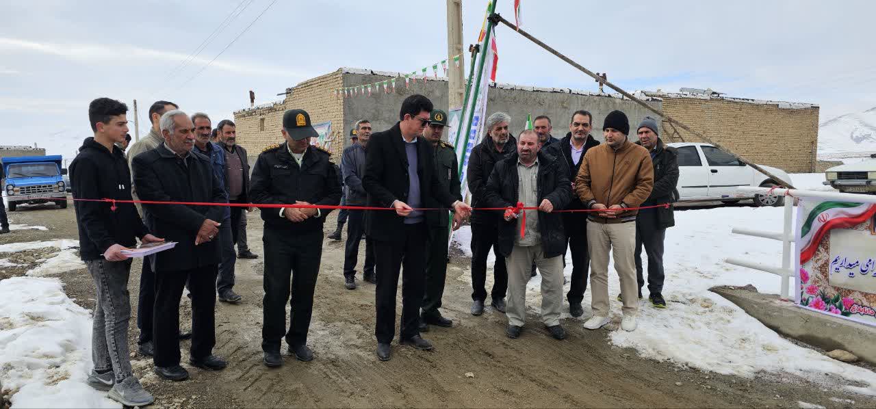 فتتاح پل سنگی  ورودی روستای دانا بلاغ