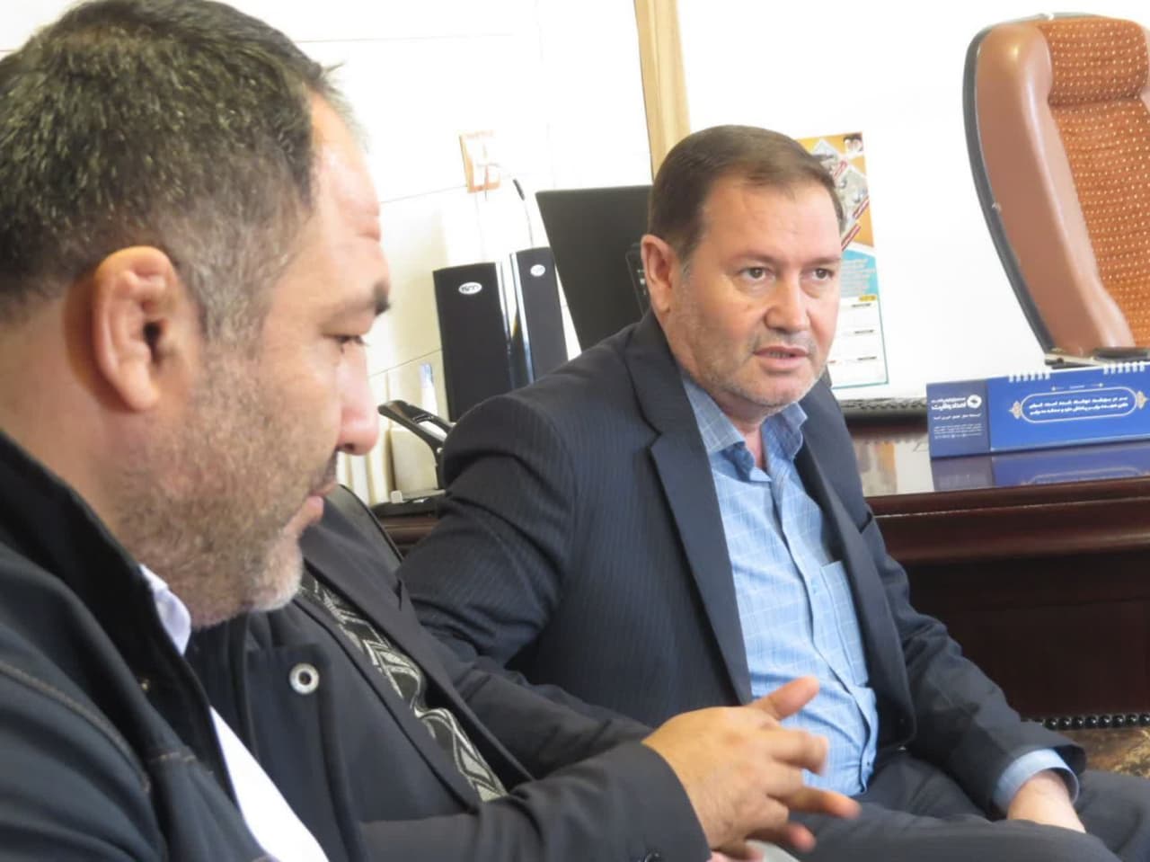 دیدار رئیس ورزش و جوانان و رئیس هیئت کشتی شهرستان شوط با معاون فرماندار شهرستان شوط