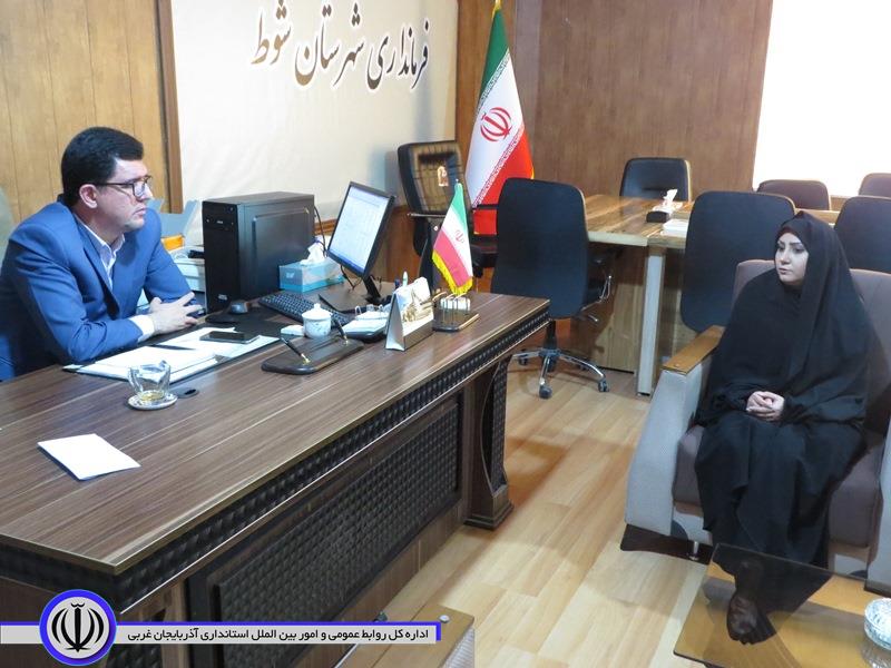 دیدار چهره به چهره فرماندارشهرستان شوط