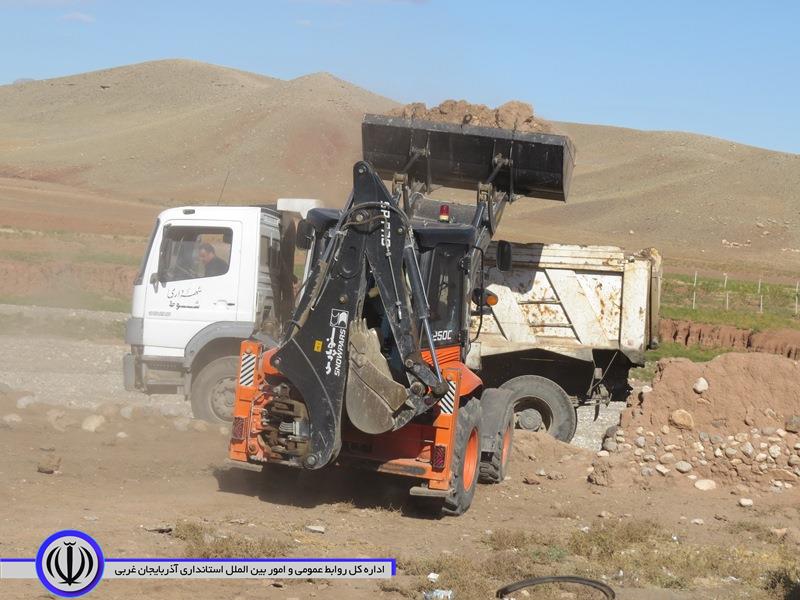 برگزاری مانور زلزله فرضی در روستای عزت آباد از توابع بخش مرکزی شوط