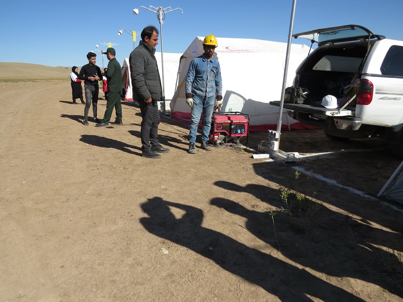 برگزاری مانور زلزله فرضی در روستای عزت آباد از توابع بخش مرکزی شوط