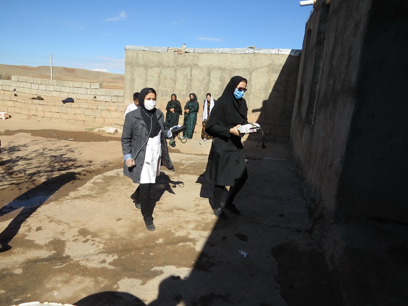 برگزاری مانور زلزله فرضی در روستای عزت آباد از توابع بخش مرکزی شوط
